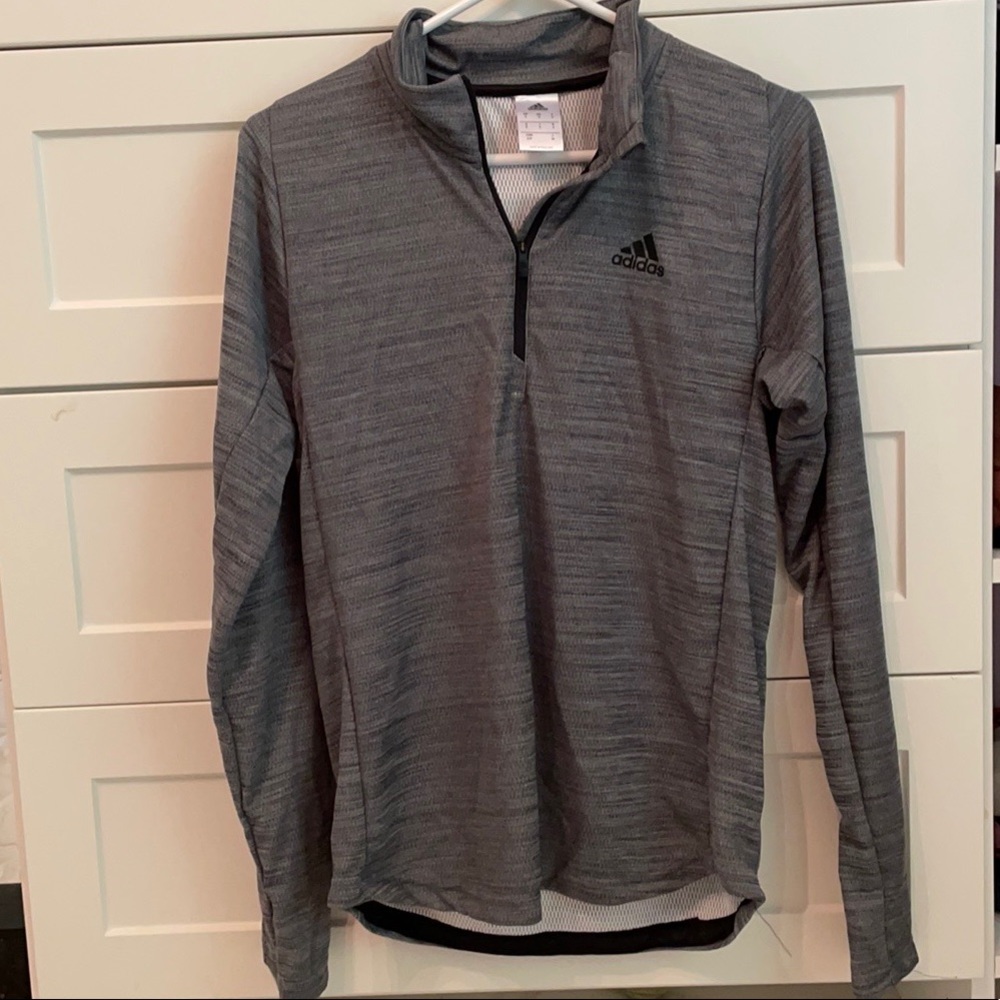Adidas long sleeve zipper thin jacket